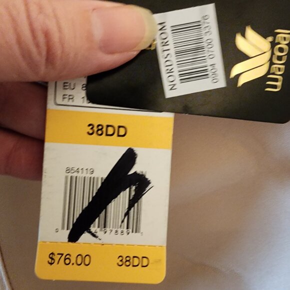 Wacoal Red Carpet Strapless Bra NWT Sand 38DD - Picture 10 of 10